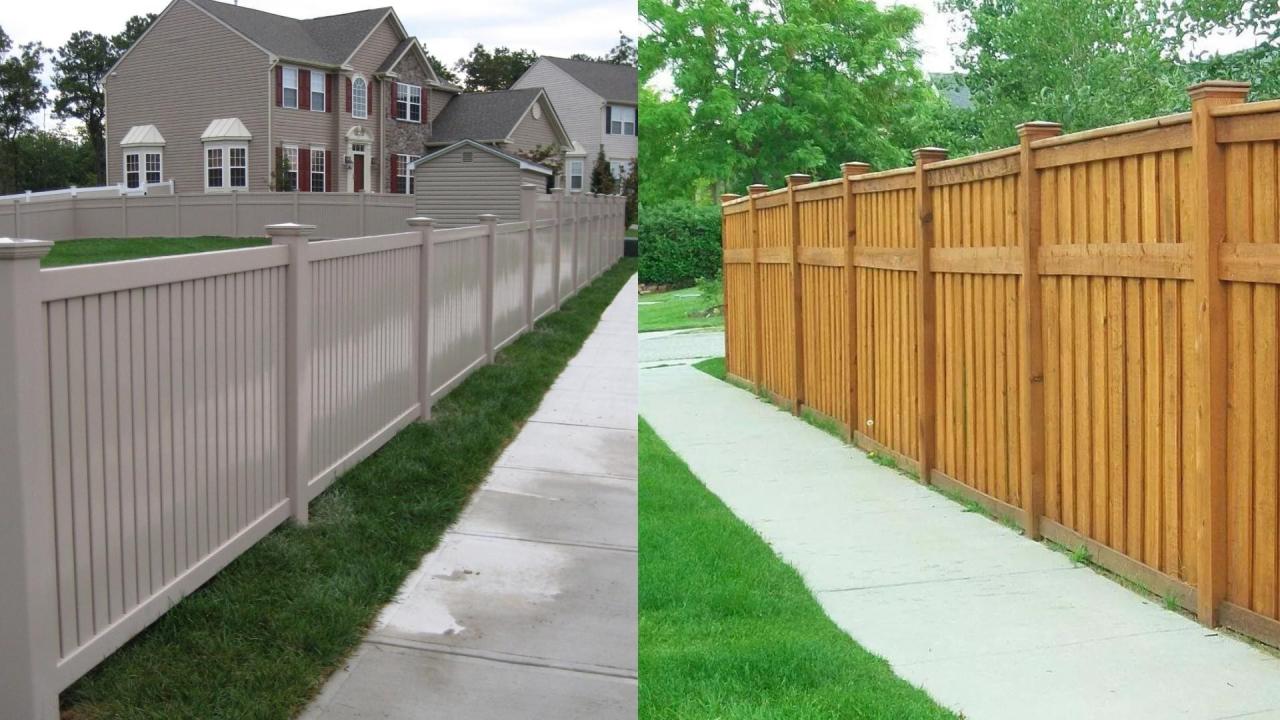 Vinyl Fences vs. Wood Fences: A Complete Comparison Guide